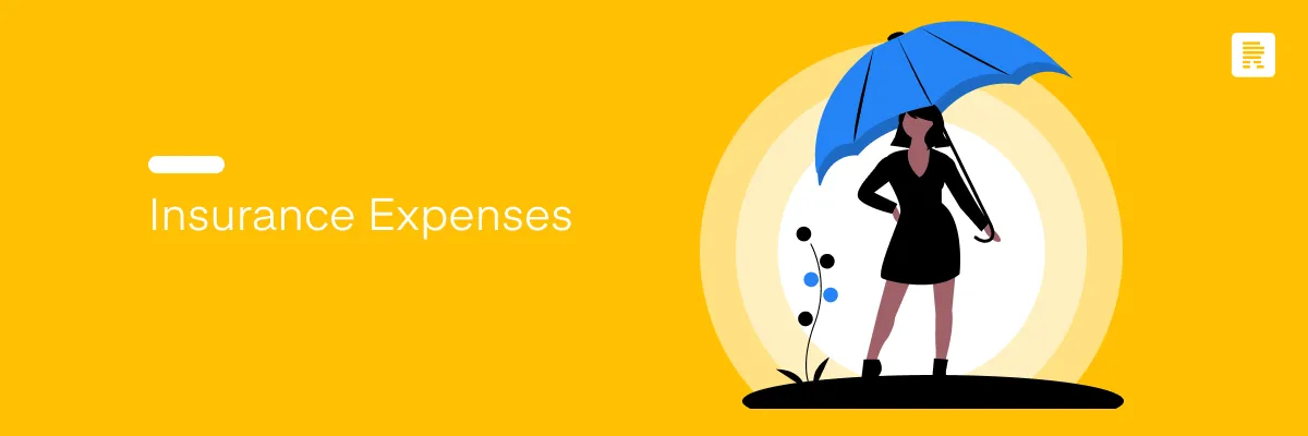 An illustration representing insurance expenses