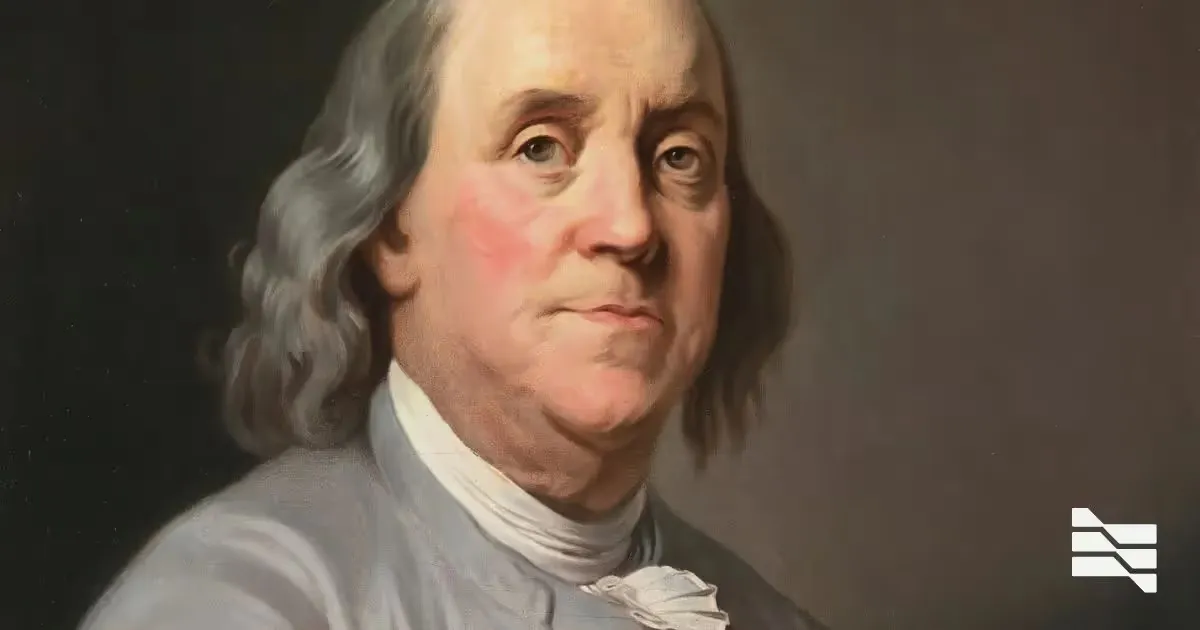 Classical portrait of a historical figure with wavy hair and a serious expression, representing virtual company leadership.