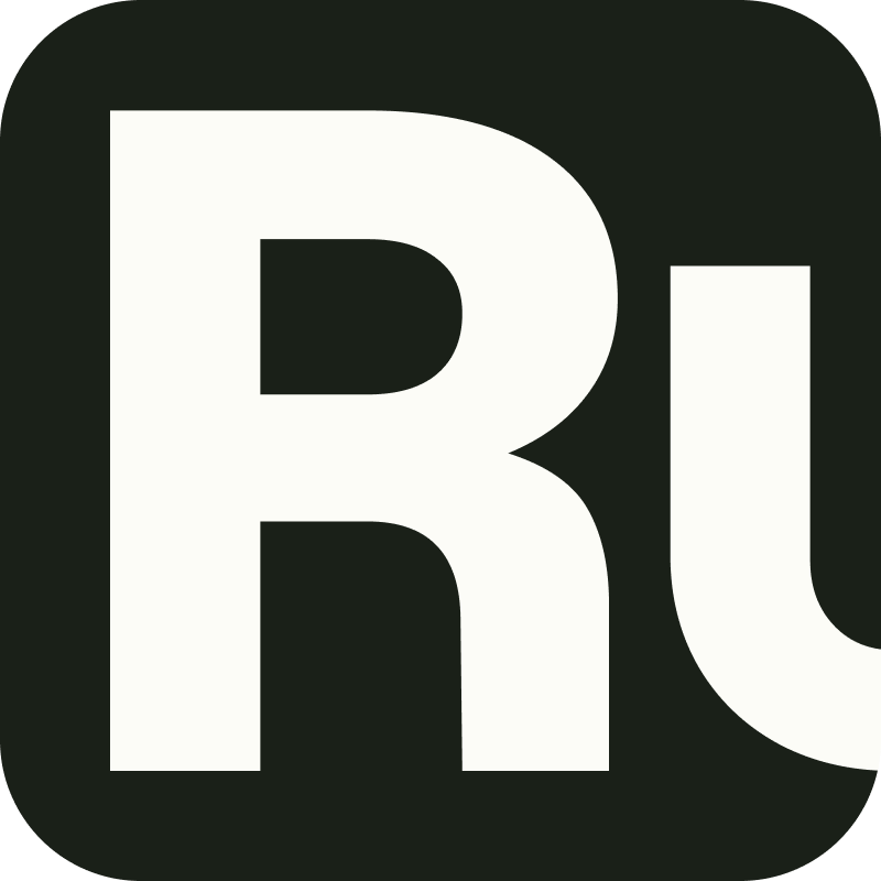 Ruul wordmark on a dark abstract background.