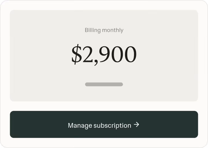 Ruul subscription billing and recurring invoice setup
